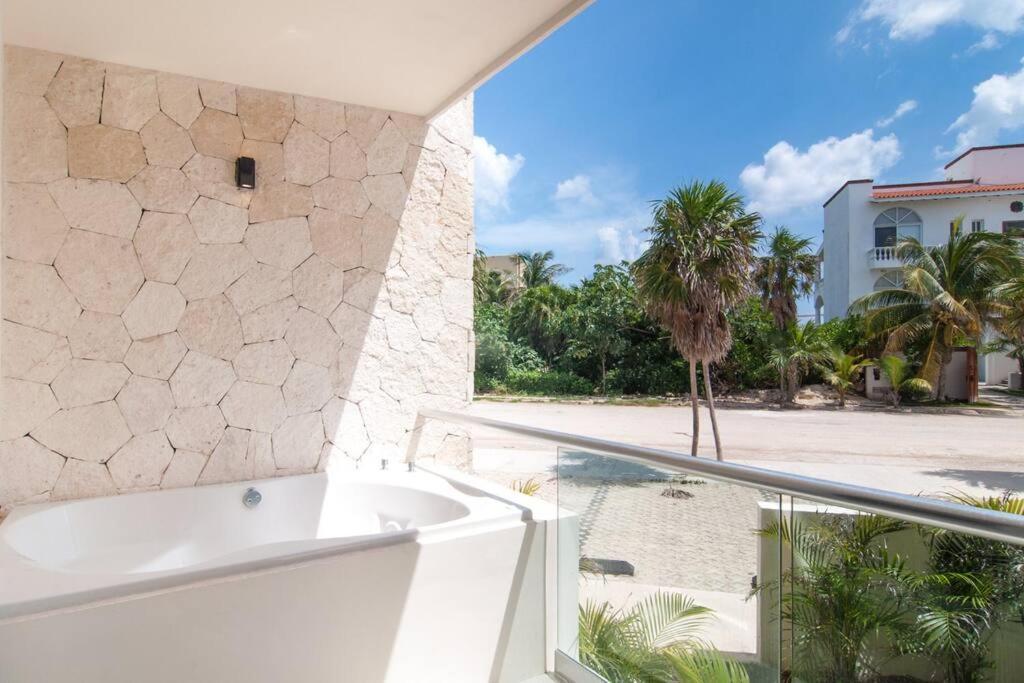 Ground Level Garden Condo At Akumal South By Tao Santamar エクステリア 写真