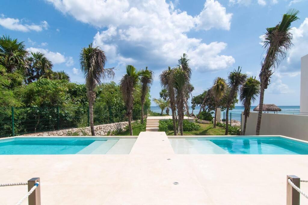 Ground Level Garden Condo At Akumal South By Tao Santamar エクステリア 写真