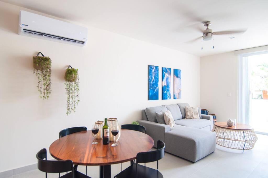 Ground Level Garden Condo At Akumal South By Tao Santamar エクステリア 写真