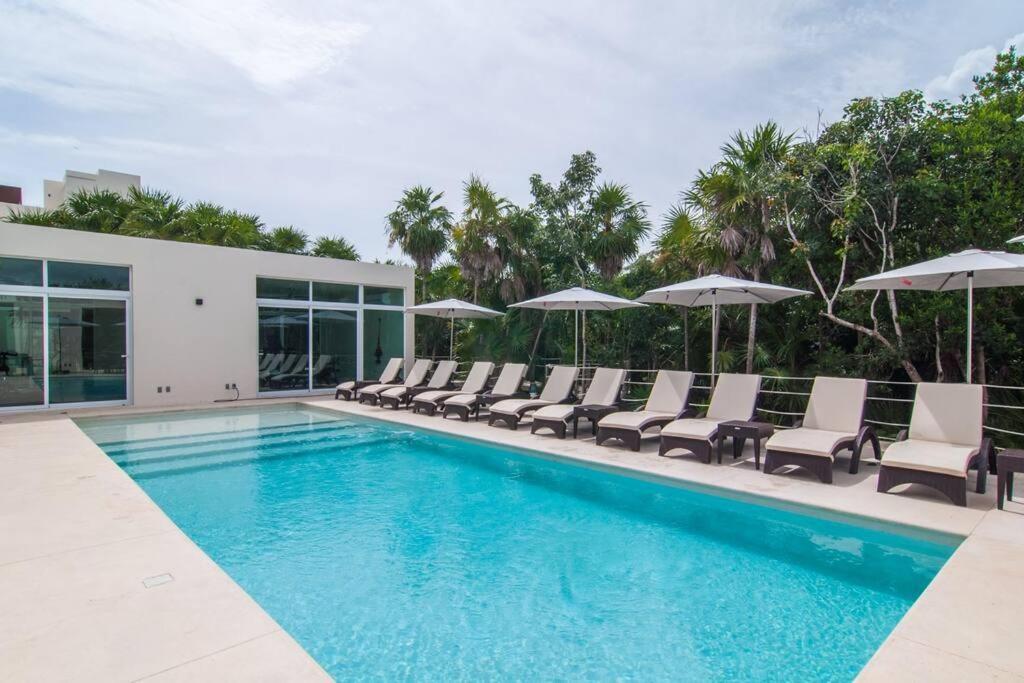 Ground Level Garden Condo At Akumal South By Tao Santamar エクステリア 写真